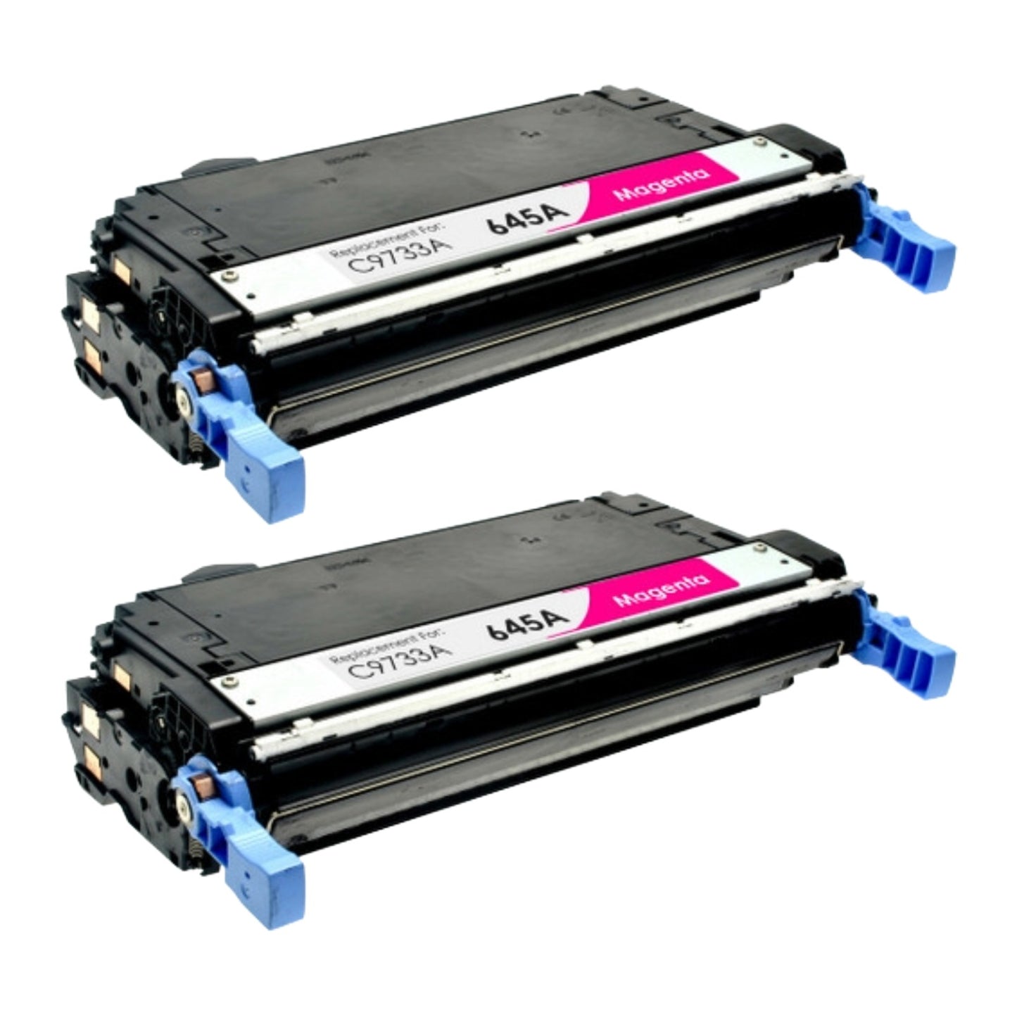 HP C9733A (645A) Magenta Compatible Toner Cartridge [12,000 pages] 2-Pack
