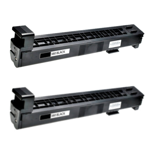 HP CB380A (823A) Black Compatible Toner Cartridge [16,500 pages] 2-Pack