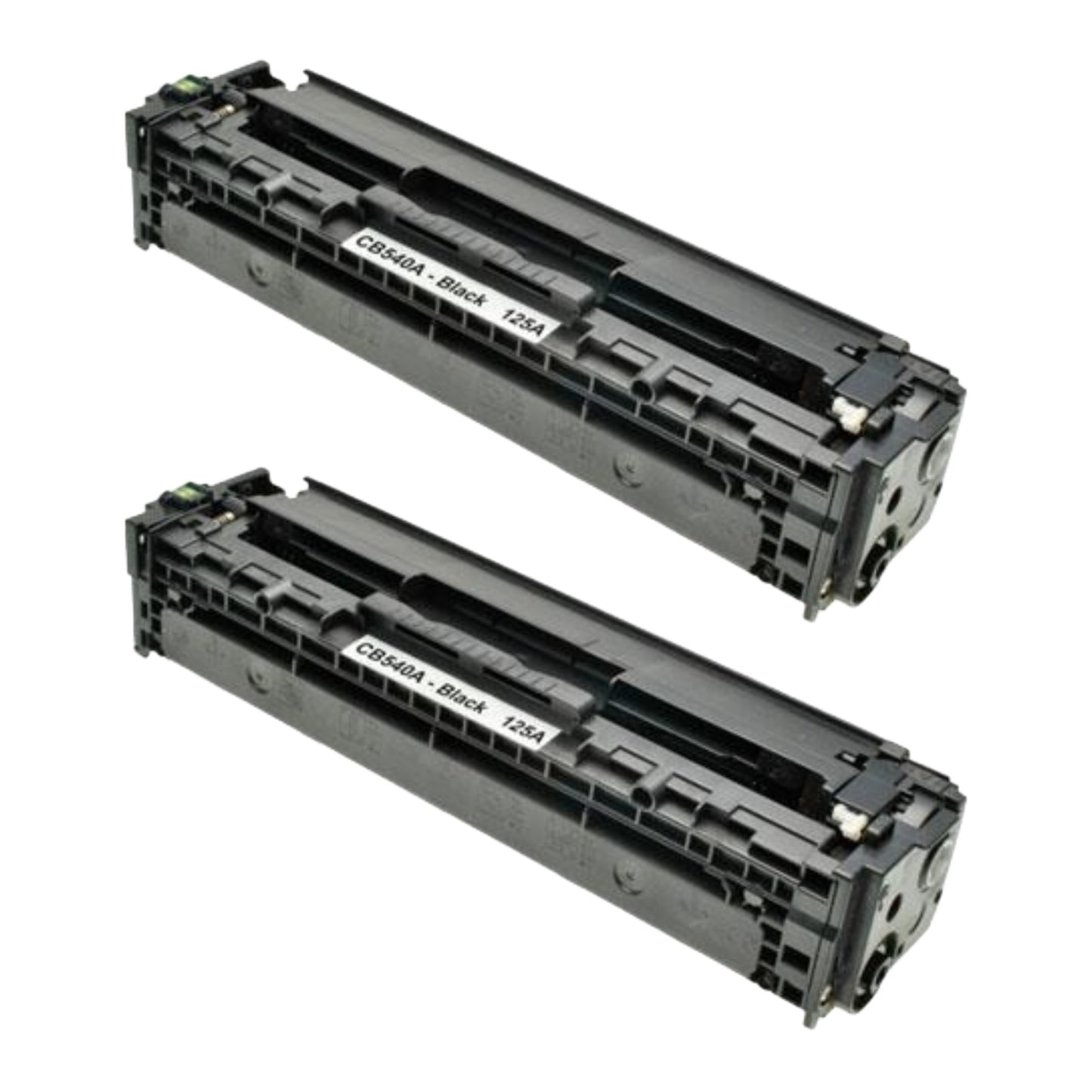 HP CB540A (125A) Black Compatible Toner Cartridge [2,200 pages] 2-Pack