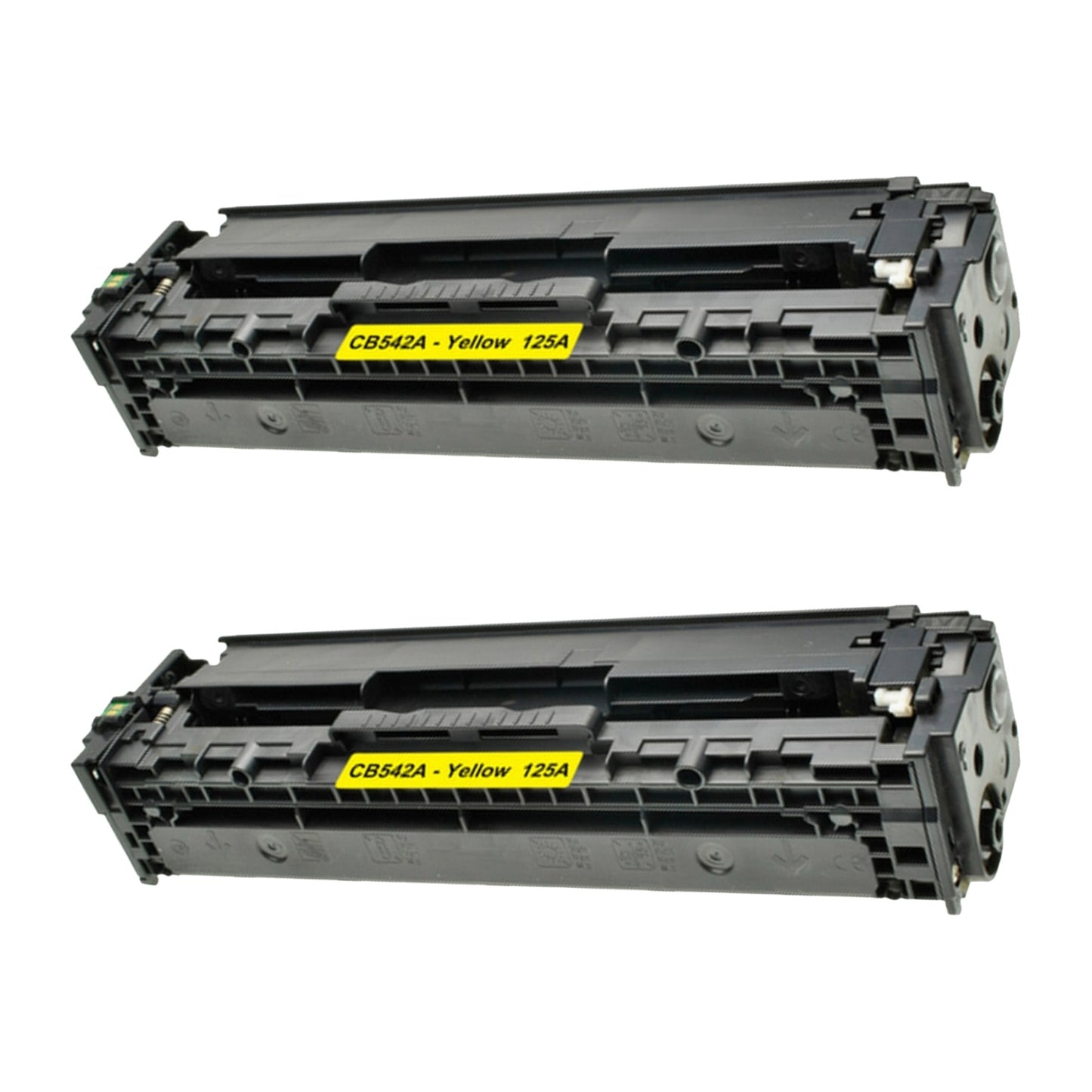 HP CB542A (125A) Yellow Compatible Toner Cartridge [1,400 pages] 2-Pack
