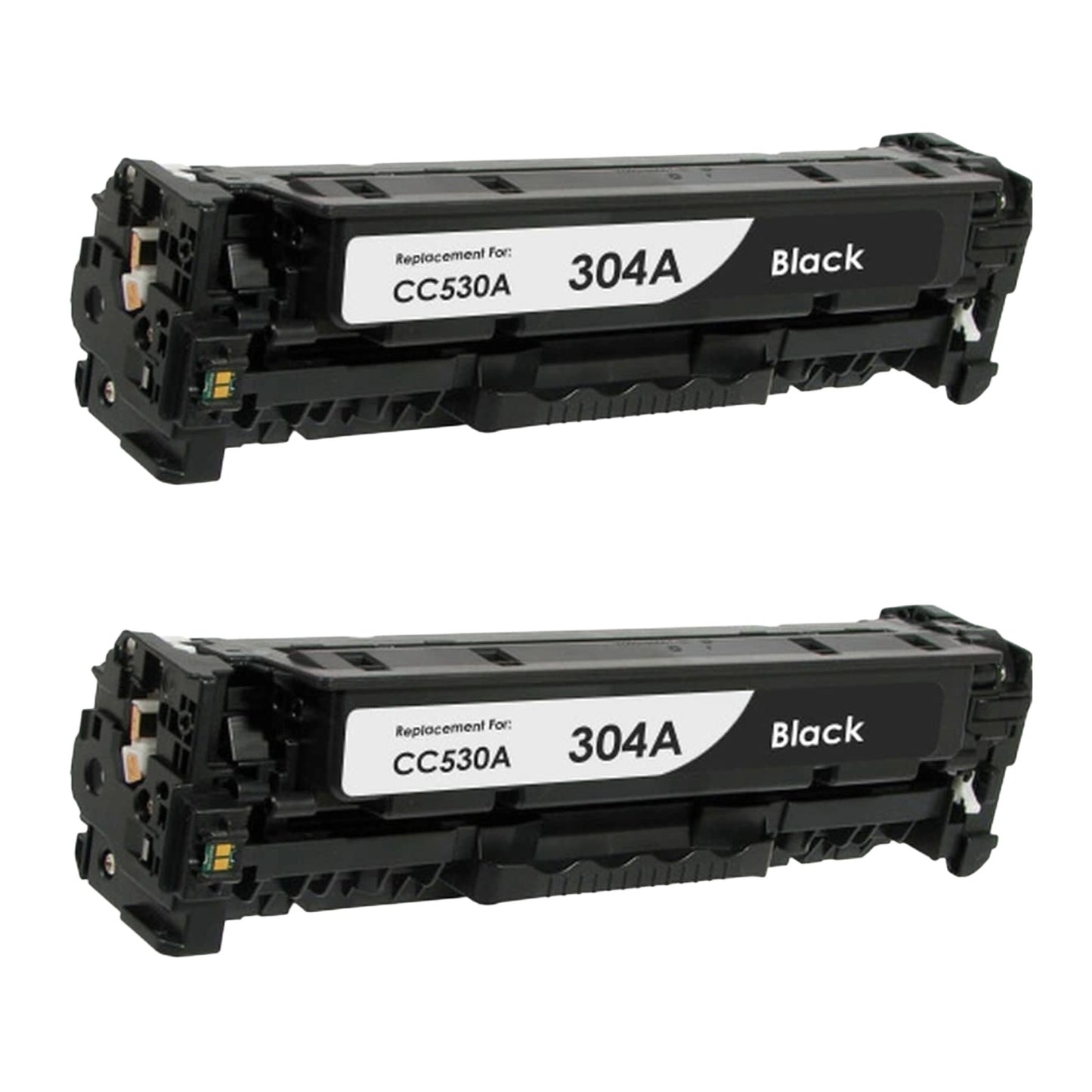 HP CC530A (304A) Black Compatible Toner Cartridge [3,500 pages] 2-Pack