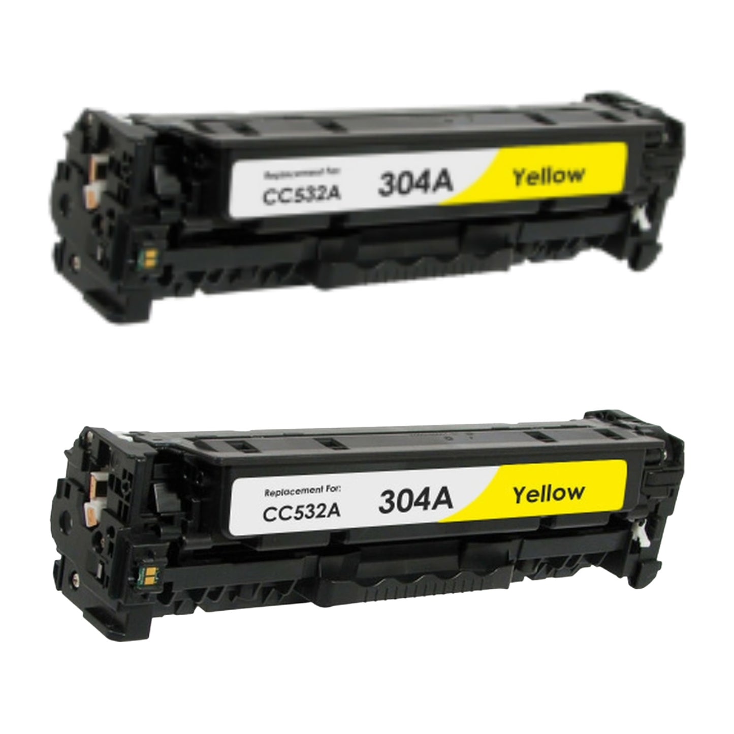HP CC532A (304A) Yellow Compatible Toner Cartridge [2,800 pages] 2-Pack