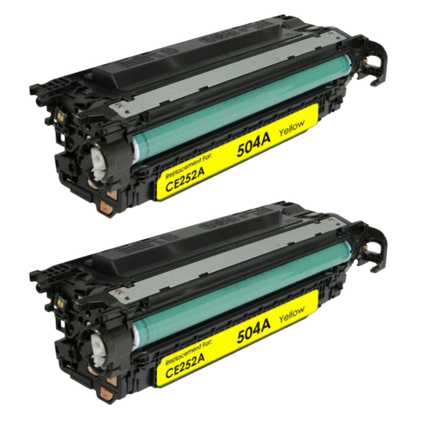 HP CE252A (504A) Yellow Compatible Toner Cartridge [7,000 pages] 2-Pack