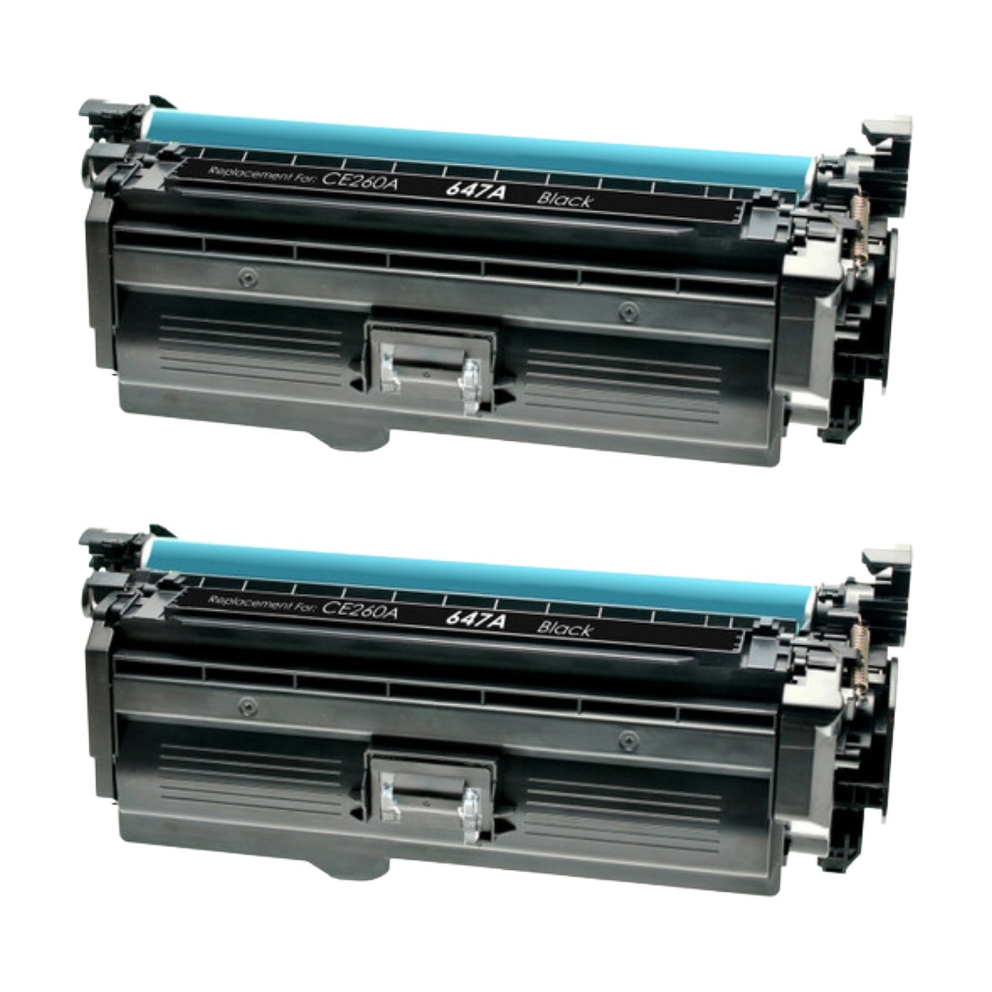 HP CE260A (647A) Black Compatible Toner Cartridge [8,500 pages] 2-Pack