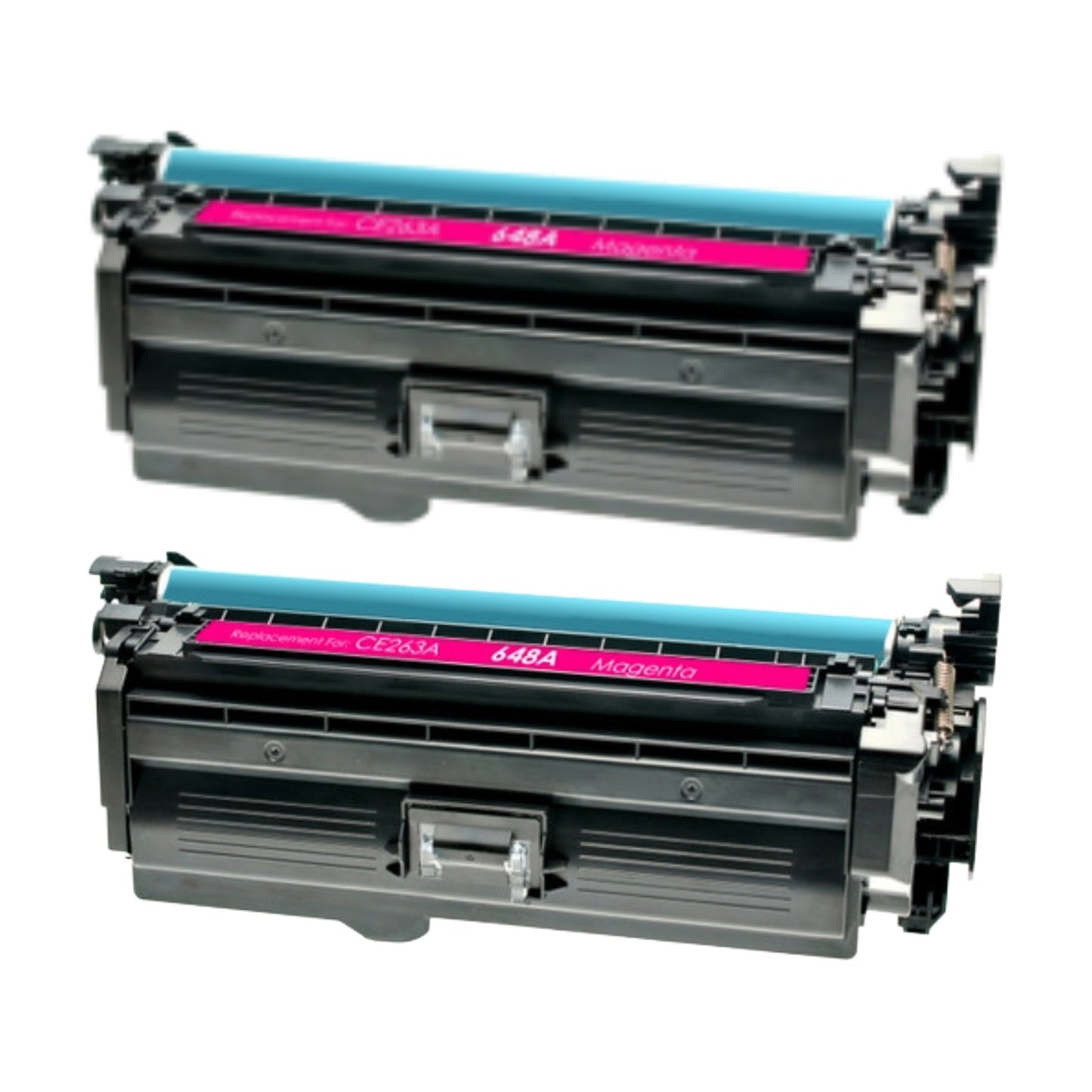 HP CE263A (647A) Magenta Compatible Toner Cartridge [11,000 pages] 2-Pack