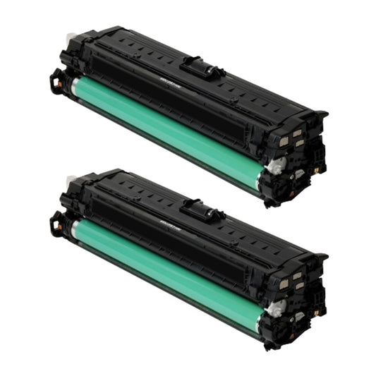 HP CE270A (650A) Black Compatible Toner Cartridge [13,000 pages] 2-Pack
