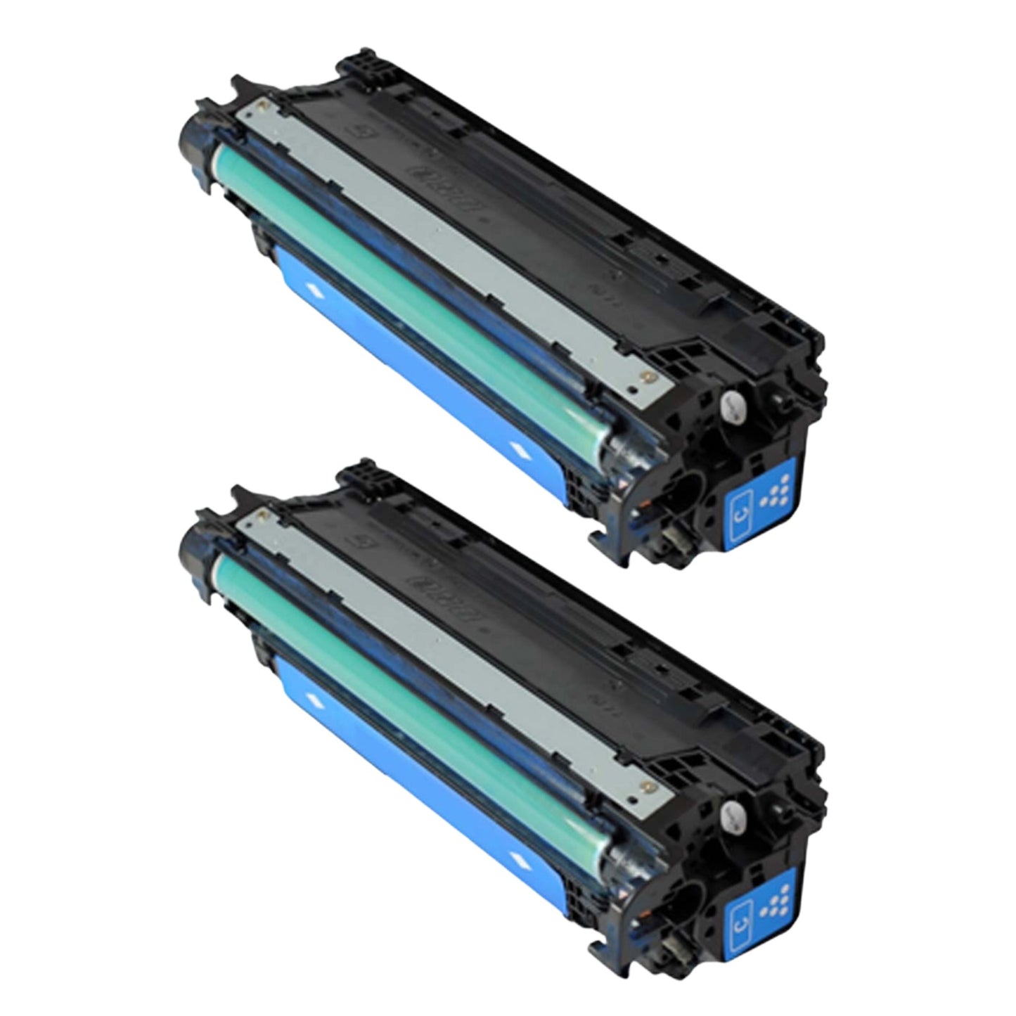 HP CE271A (650A) Cyan Compatible Toner Cartridge [13,000 pages] 2-Pack