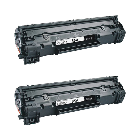 HP CE285A (85A) Compatible Toner Cartridge [1,600 pages] 2-pack