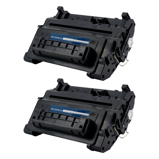 HP CE390A (90A) Compatible Toner Cartridge [10,000 pages] 2-pack