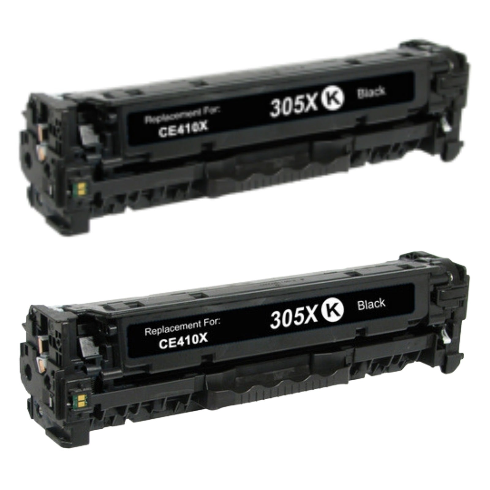 HP CE410X (305X) Black Compatible Toner Cartridge [3,500 pages] 2-Pack ...