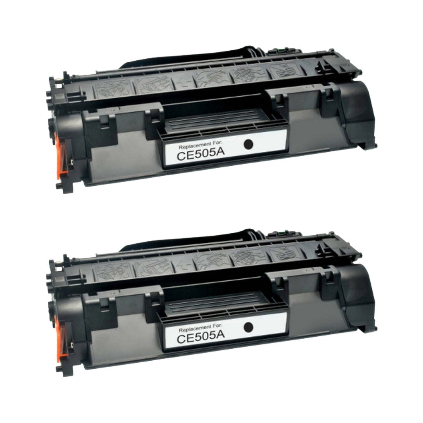 HP CE505A (05A) Compatible Toner Cartridge [2,300 pages] 2-pack