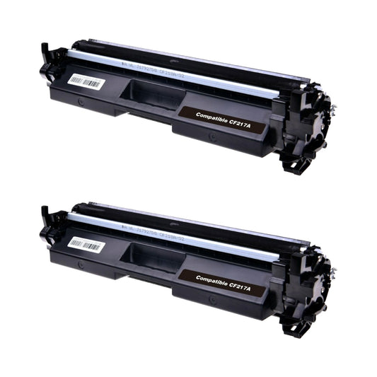 HP CF217A (17A) Compatible Toner Cartridge [1,600 pages] 2-pack