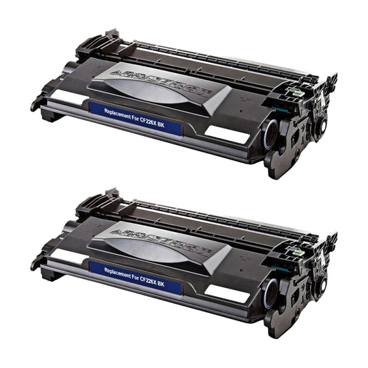 HP CF226X (26X) Compatible Toner Cartridge [9,000 pages] 2-pack