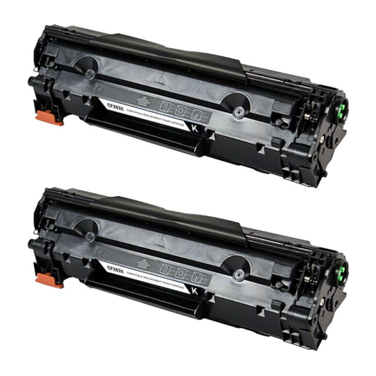 HP CF283X (83X) Compatible Toner Cartridge [2,500 pages] 2-pack