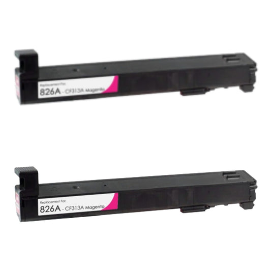 HP CF313A (826A) Magenta Compatible Toner Cartridge [31,500 pages] 2-Pack