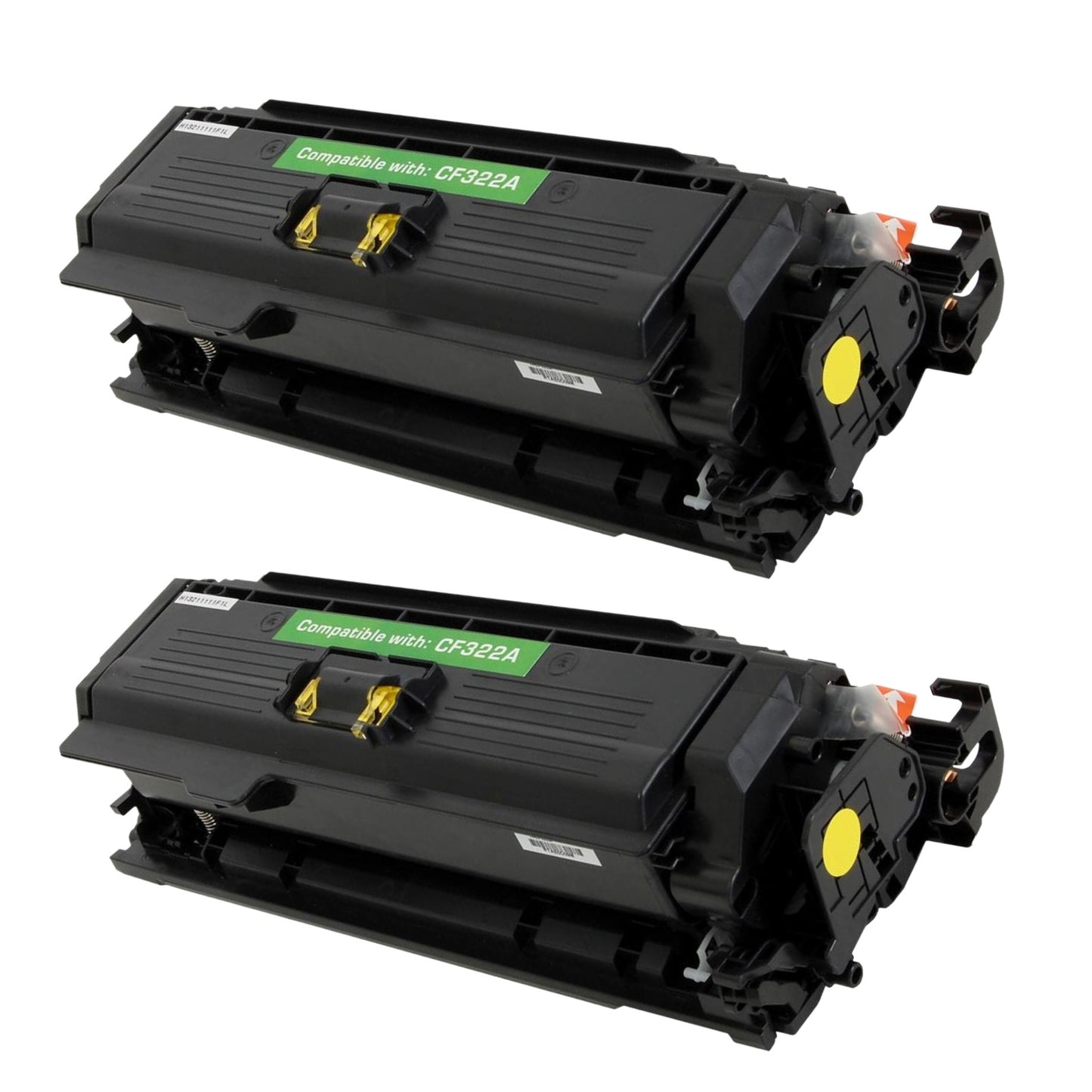 HP CF322A (653X) Yellow Compatible Toner Cartridge [16,500 pages] 2-Pack