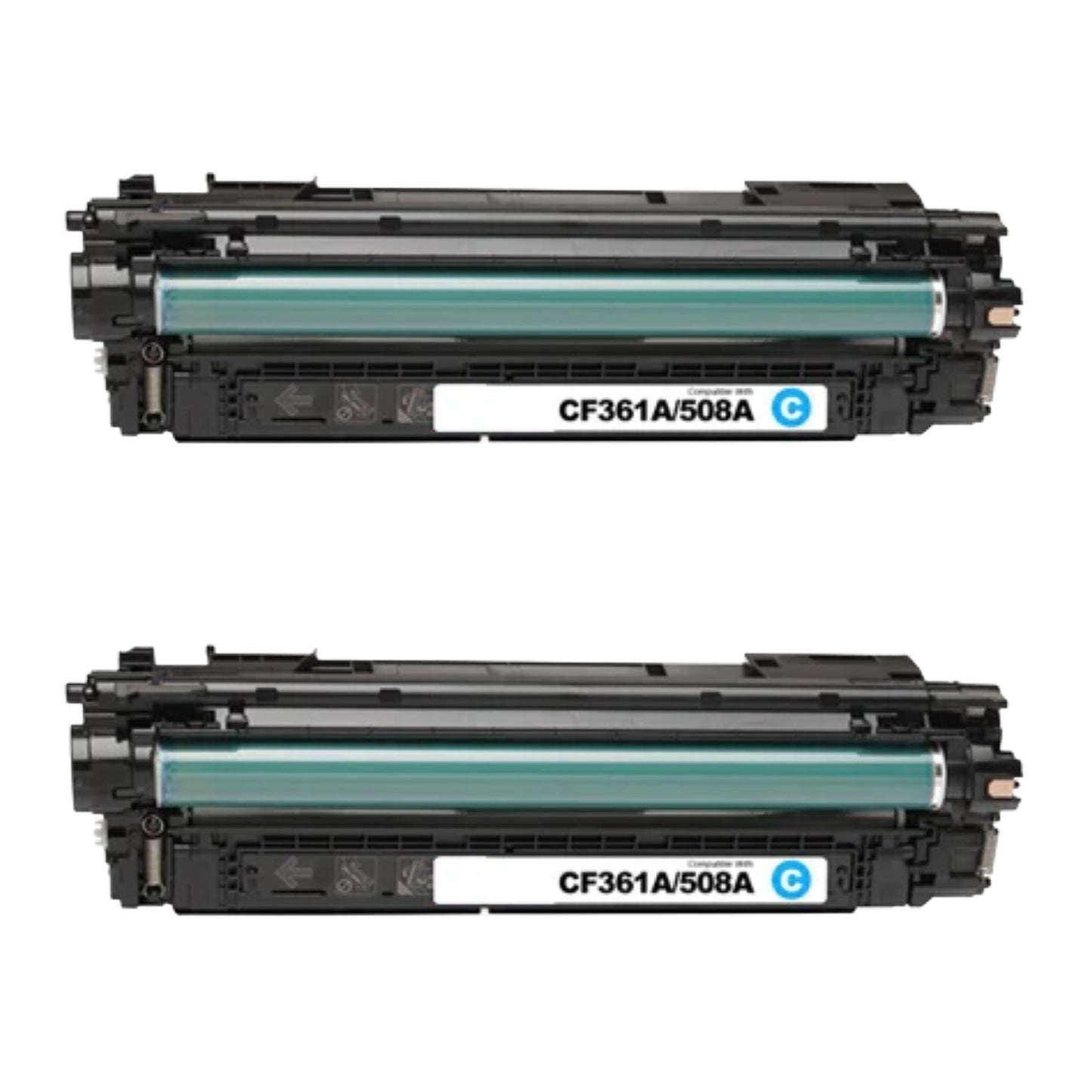HP CF361A (508A) Cyan Compatible Toner Cartridge [5,000 pages] 2-Pack