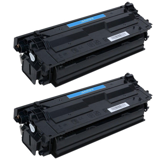 HP CF361X (508X) Cyan Compatible Toner Cartridge [9,500 pages] 2-Pack