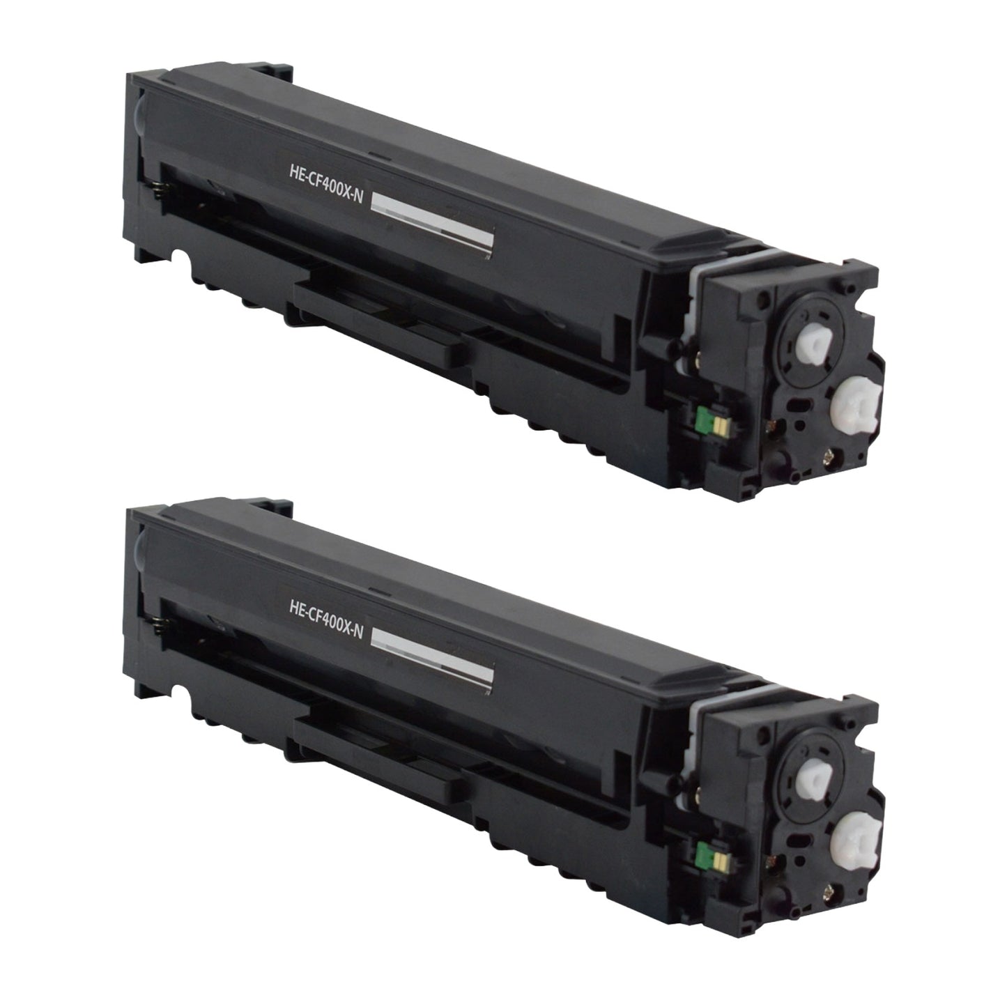 HP CF400X (201X) Black Compatible Toner Cartridge [2,800 pages] 2-Pack