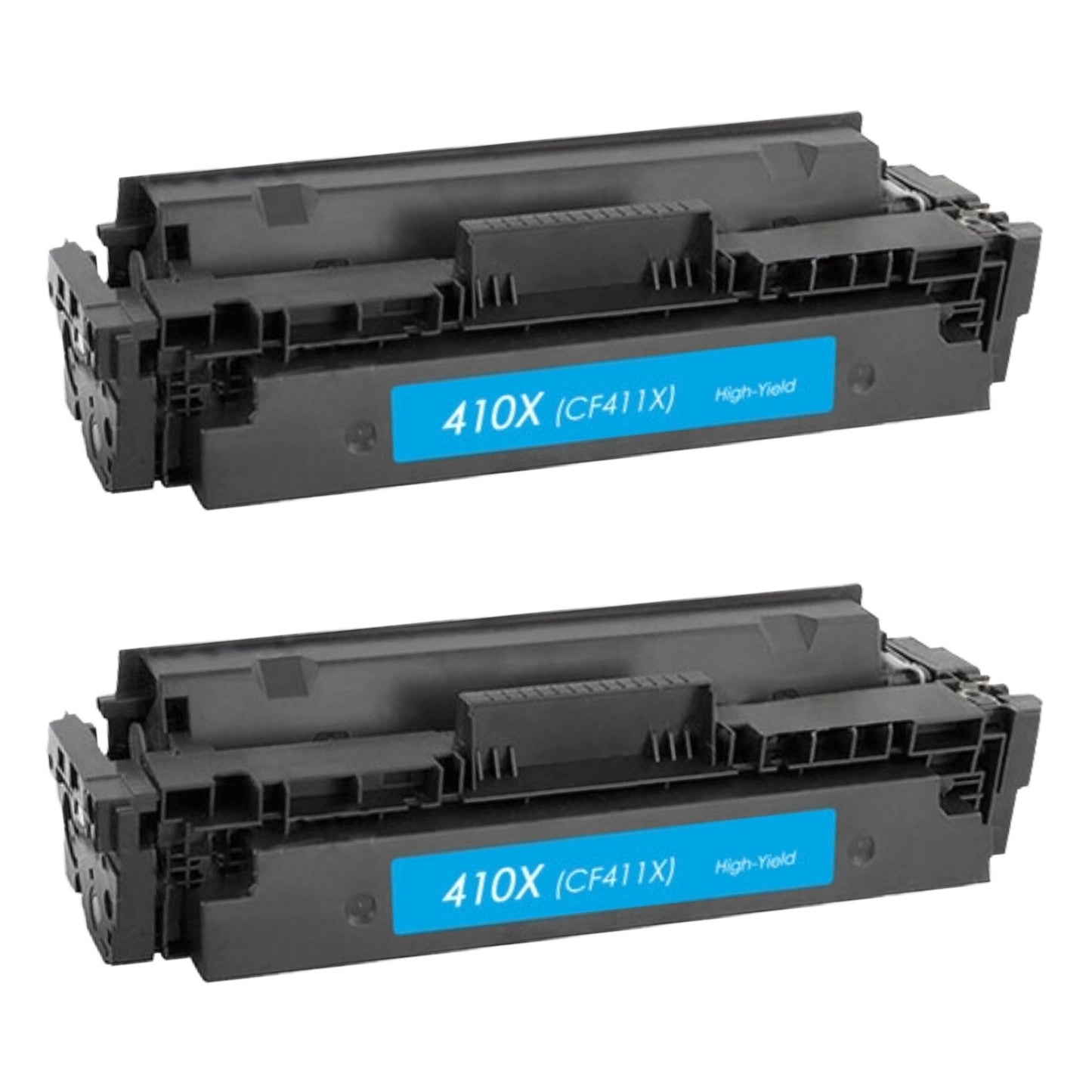 HP CF411X (410X) Cyan Compatible Toner Cartridge [5,000 pages] 2-Pack