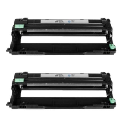 Brother DR223C Cyan Compatible Drum Unit [18,000 pages] 2-Pack
