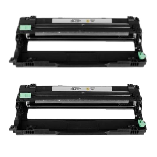 Brother DR223Y Yellow Compatible Drum Unit [18,000 pages] 2-Pack