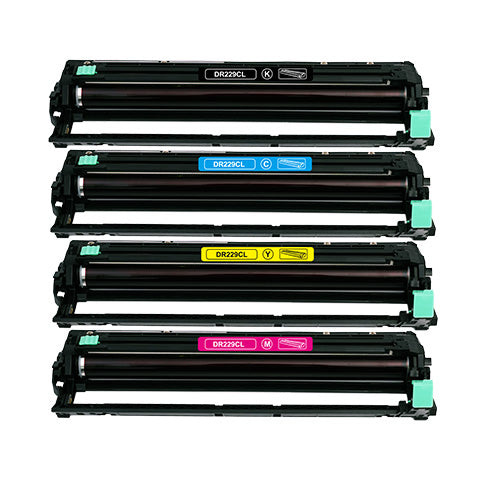 Brother DR229CL 4-Color Combo Pack Compatible Drum Unit [20,000 pages]