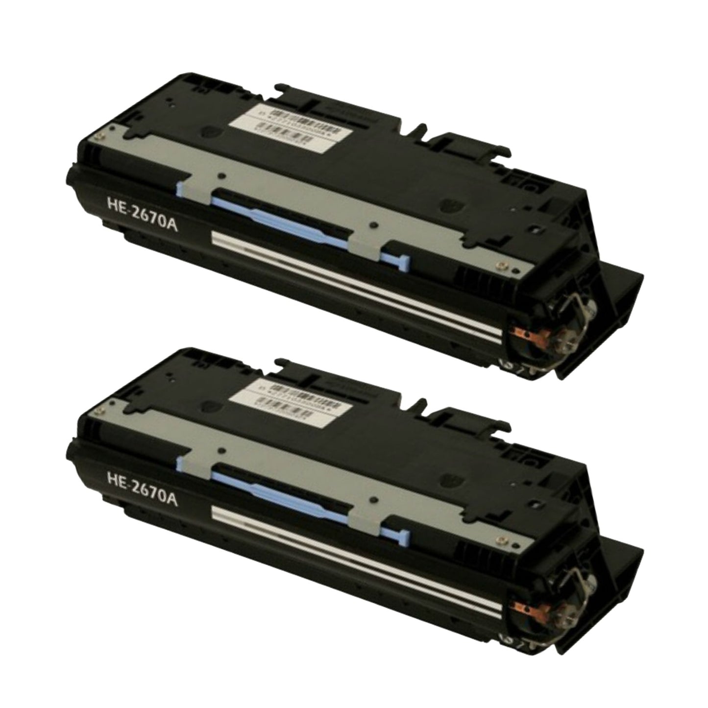 HP Q2670A (308A) Black Compatible Toner Cartridge [6,000 pages] 2-Pack