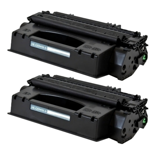 HP Q5949X (49X) Compatible Toner Cartridge [6,000 pages] 2-pack