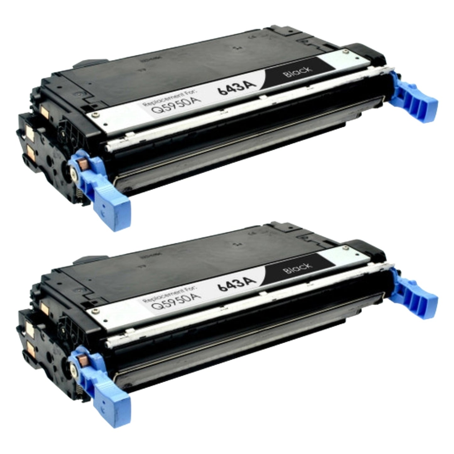 HP Q5950A (643A) Black Compatible Toner Cartridge [11,000 pages] 2-Pack