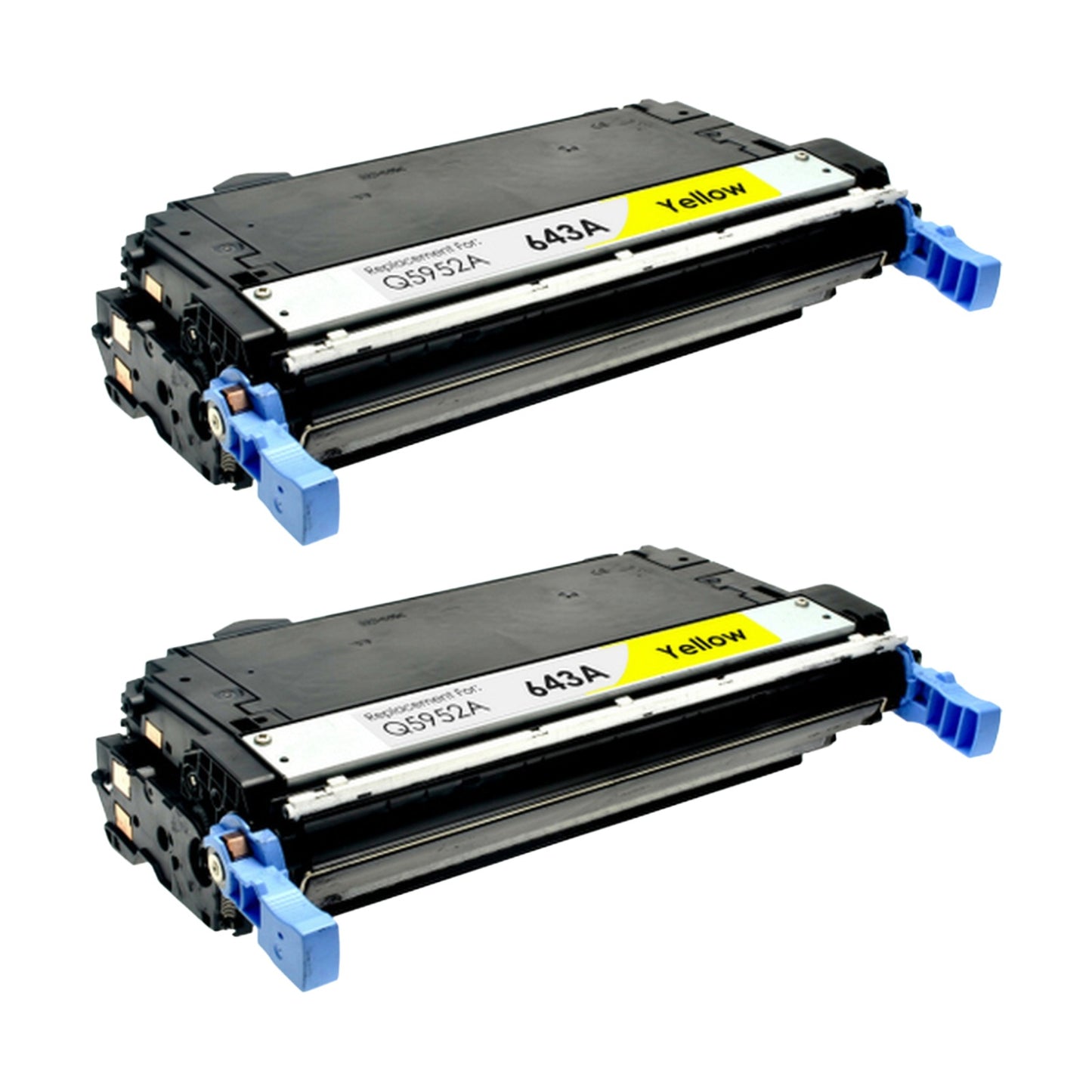 HP Q5952A (643A) Yellow Compatible Toner Cartridge [10,000 pages] 2-Pack