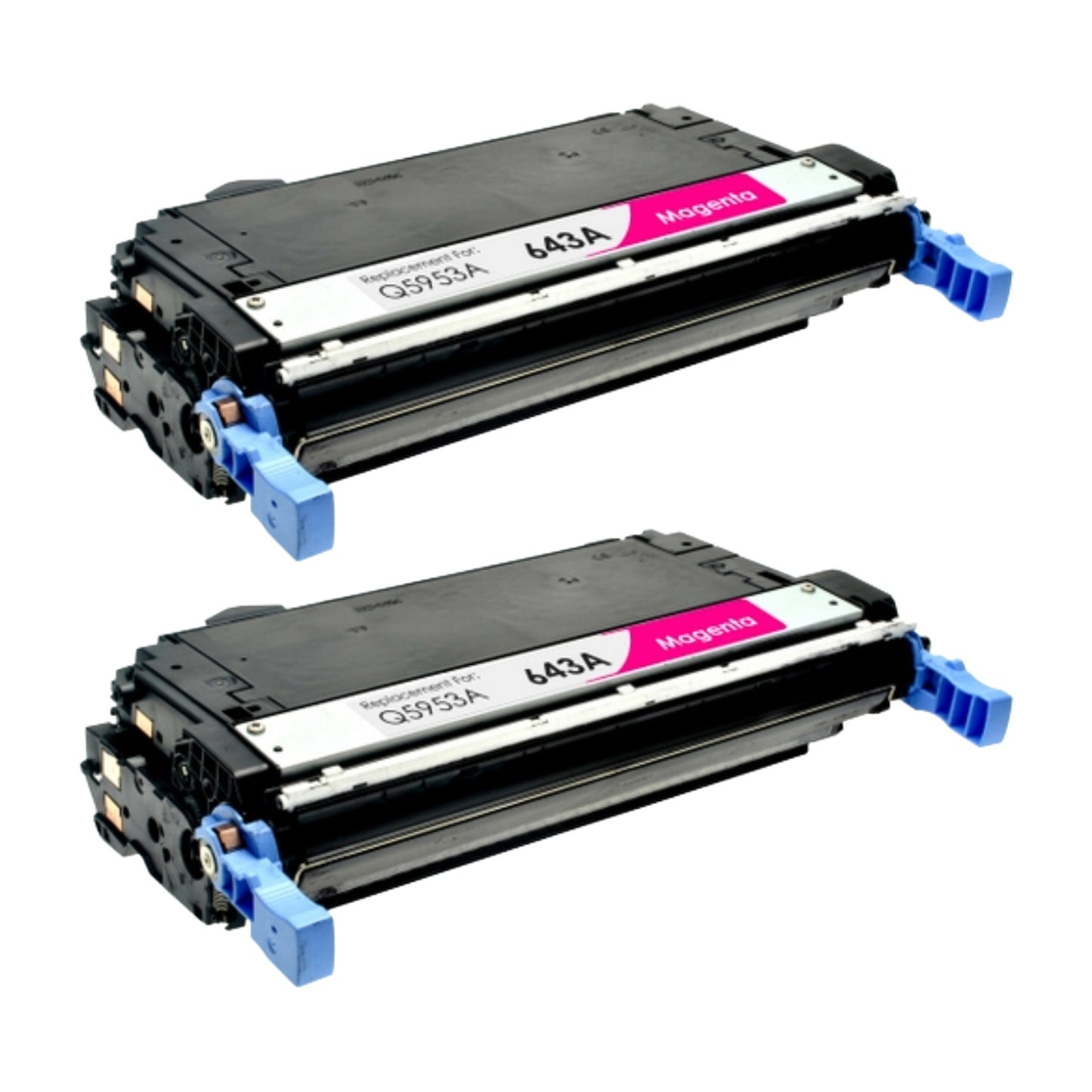 HP Q5953A (643A) Magenta Compatible Toner Cartridge [10,000 pages] 2-Pack