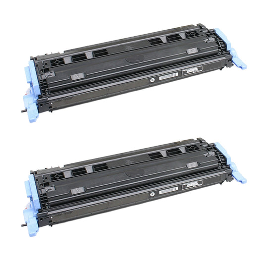 HP Q6000A (124A) Black Compatible Toner Cartridge [2,500 pages] 2-Pack