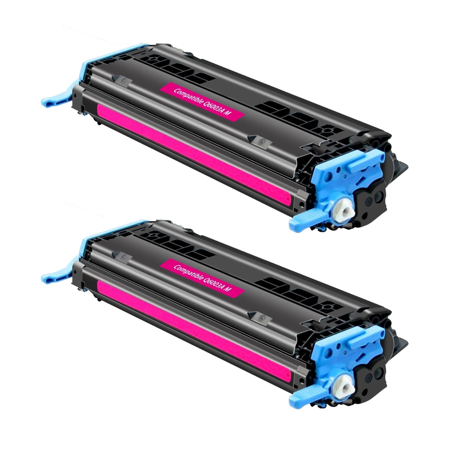 HP Q6003A (124A) Magenta Compatible Toner Cartridge [2,000 pages] 2-Pack