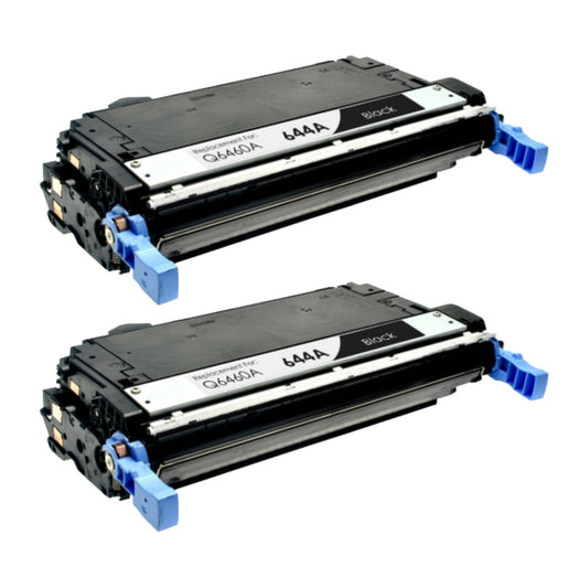 HP Q6460A (644A) Black Compatible Toner Cartridge [12,000 pages] 2-Pack