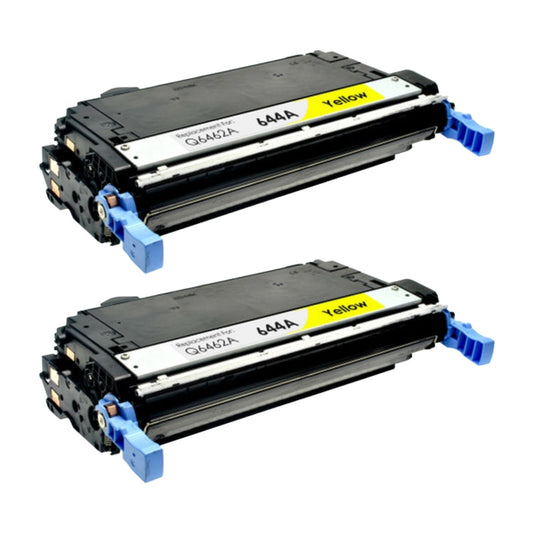 HP Q6462A (644A) Yellow Compatible Toner Cartridge [12,000 pages] 2-Pack