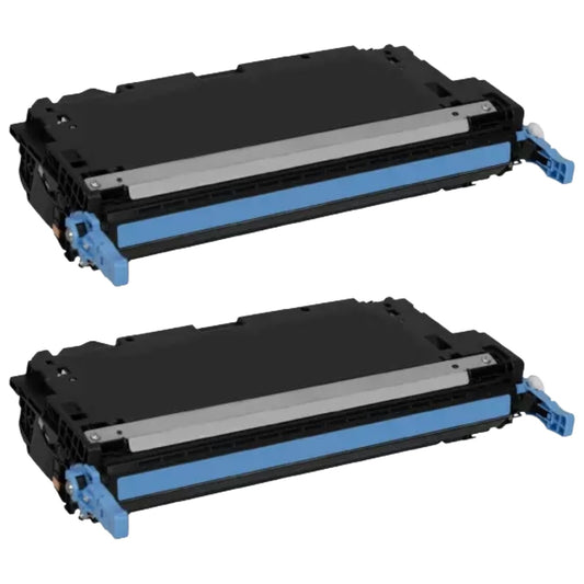HP Q6471A (501A) Cyan Compatible Toner Cartridge [4,000 pages] 2-Pack