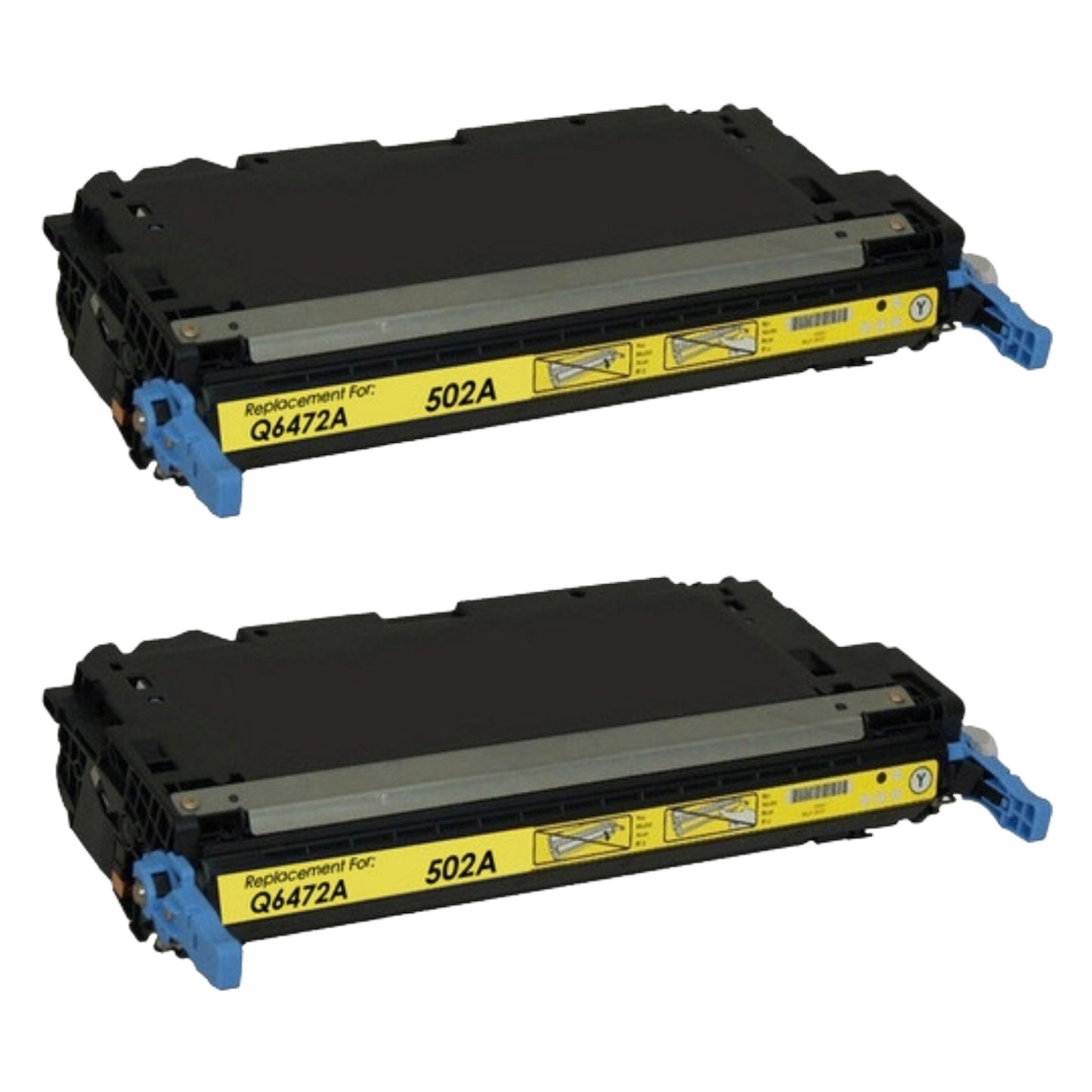 HP Q6472A (501A) Yellow Compatible Toner Cartridge [4,000 pages] 2-Pack