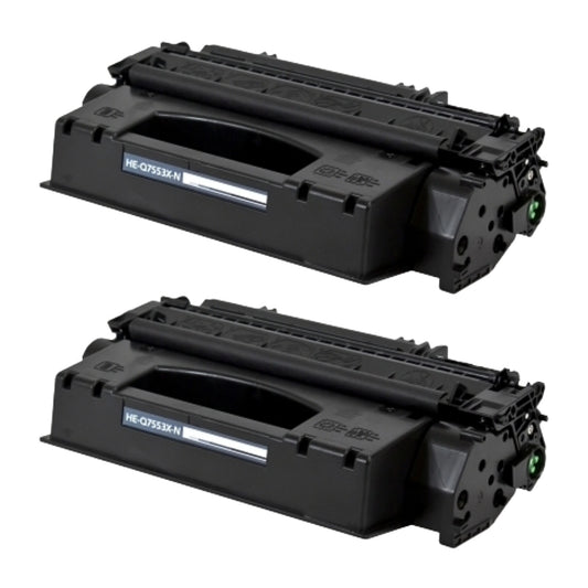 HP Q7553X (53X) Compatible Toner Cartridge [7,000 pages] 2-pack