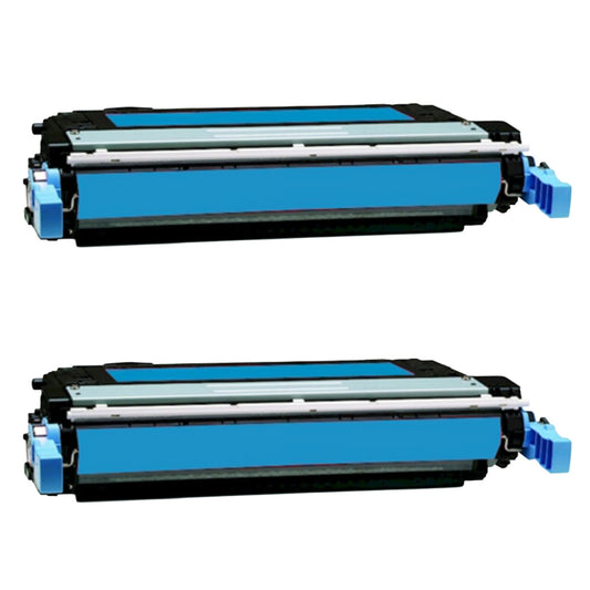 HP Q7581A (503A) Cyan Compatible Toner Cartridge [6,000 pages] 2-Pack