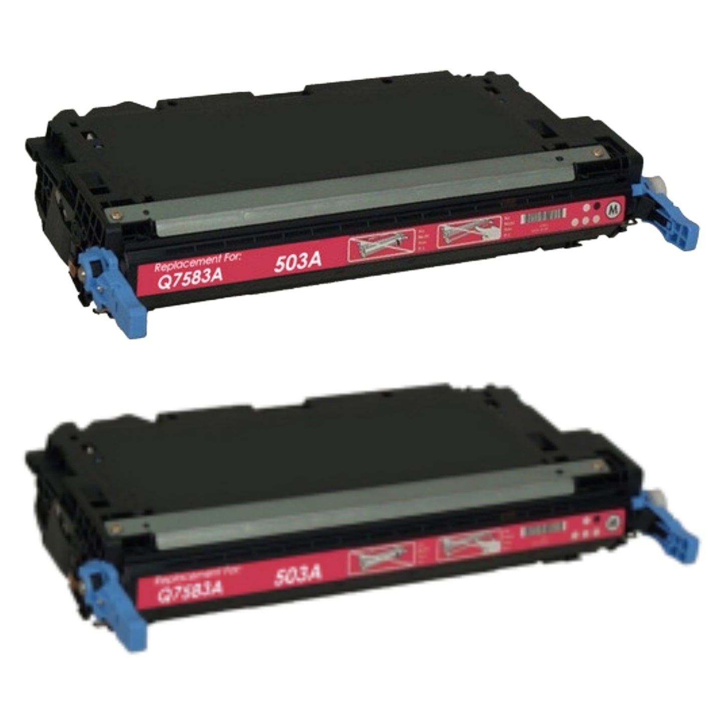 HP Q7583A (503A) Magenta Compatible Toner Cartridge [6,000 pages] 2-Pack