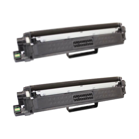 Brother TN227BK Black High Yield Compatible Toner Cartridge [3,000 pages] 2-Pack