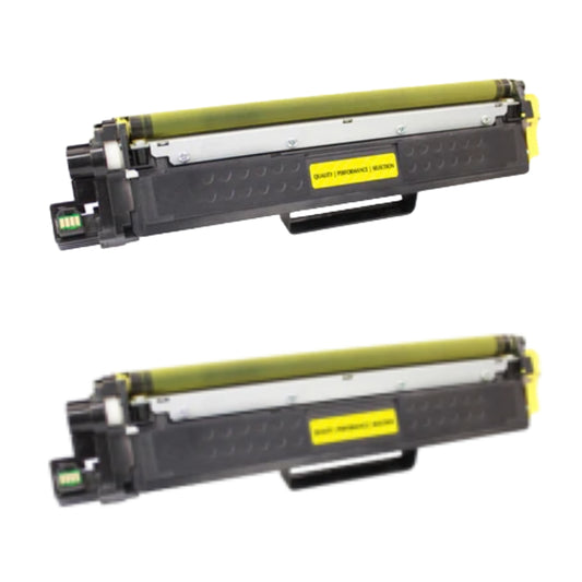 Brother TN227Y Yellow High Yield Compatible Toner Cartridge [2,300 pages] 2-Pack