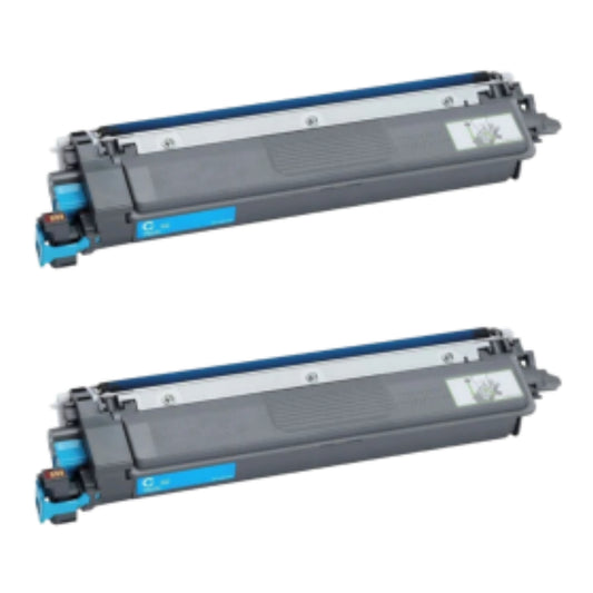 Brother TN229C Cyan Compatible Toner Cartridge [1,200 pages] 2-Pack