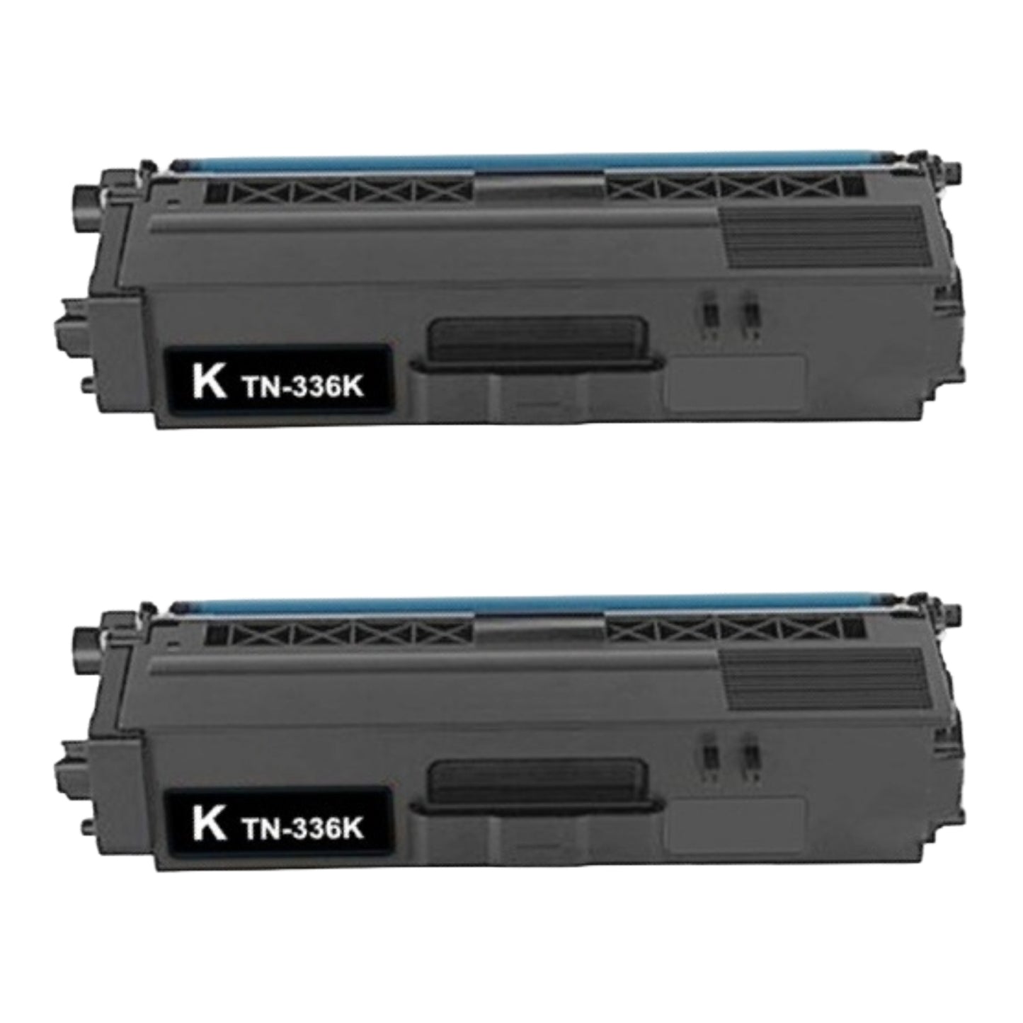 Brother TN336BK Black High Yield Compatible Toner Cartridge [4,000 pages] 2-Pack