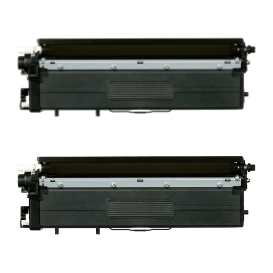 Brother TN433BK Black High Yield Compatible Toner Cartridge [4,500 pages] 2-Pack