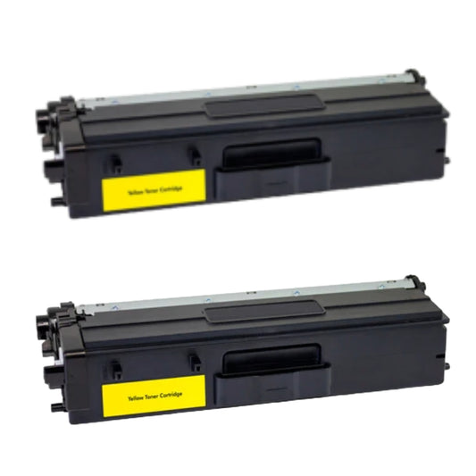 Brother TN439Y Yellow Ultra High Yield Compatible Toner Cartridge [9,000 pages] 2-Pack
