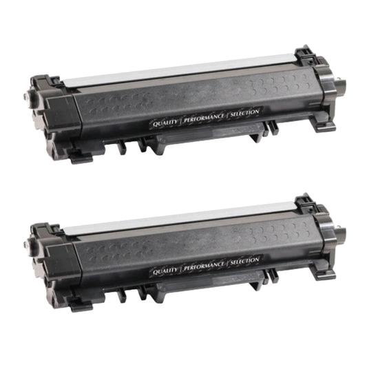 Brother TN760 High Yield Compatible Toner Cartridge [3,000 pages] 2-Pack