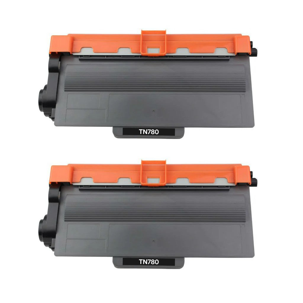 Brother TN780 Super High Yield Compatible Toner Cartridge [12,000 pages] 2-Pack