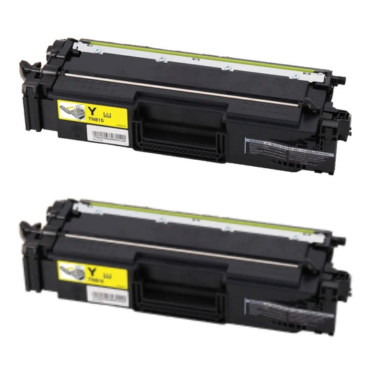 Brother TN815Y Yellow Super High Yield Compatible Toner Cartridge [12,000 pages] 2-Pack